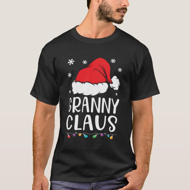 Camiseta Abuela Claus Familia Abuelis Claus Pajama (Anverso)