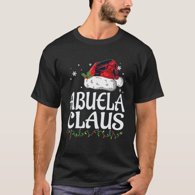 Camiseta Abuela Claus Grupo de Navidades de familia que coi (Anverso)