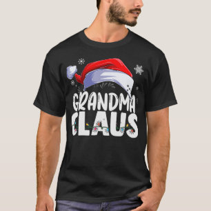 Camiseta Abuela Claus Navidad Familia que coincide con la a