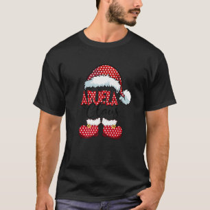 Camiseta Abuela Claus Navidades feliz familia nuevo Santa C