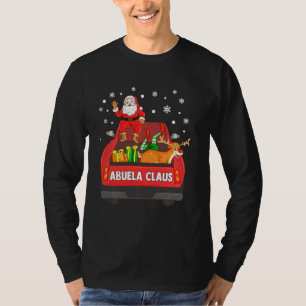 Camiseta Abuela Claus Red Truck Santa Reindeer Elf Christm