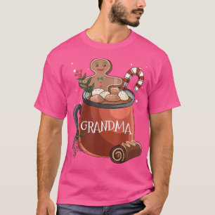 Camiseta Abuela Cocoa Mug Gingerbread Cookie Navidad