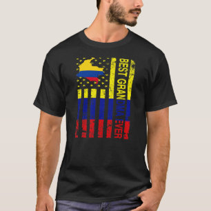 Camiseta Abuela colombiana Colombia Estados Unidos Madre de