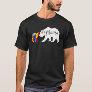 Camiseta Abuela Con Autismo Concienciación Abuela Madre Mad