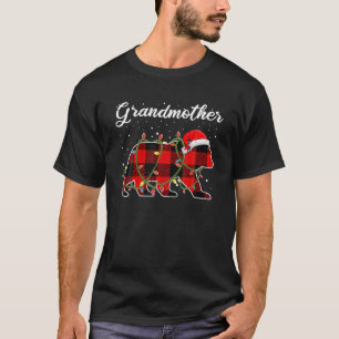 Camiseta Abuela Con Búfalo Rojo Pagado Bono Mamá Oso