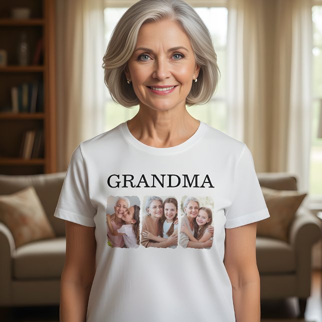 Camiseta Abuela con foto familiar personalizada (Subido por el creador)