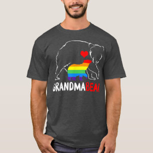 Camiseta Abuela Con La Madre Orgullosa Mamá Arcoiris Orgull