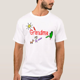 Camiseta Abuela con los creyones