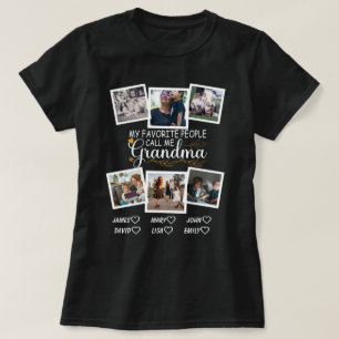 Camiseta Abuela con nombres y fotos de los nietos