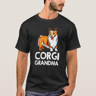 Camiseta Abuela Corgi Perrita Mujer Abuela