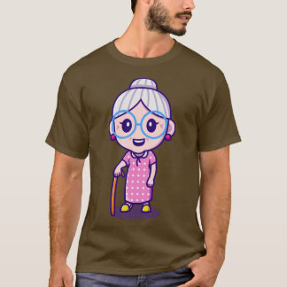 Camiseta Abuela corta con palo