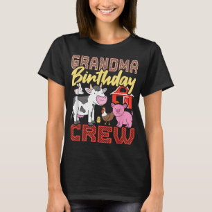 Camiseta Abuela Cristal de Cumpleaños Animales de la Granja