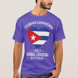 Camiseta Abuela cubana Abuela Cubana Bandera Cubana Cuba 