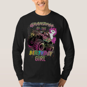 Camiseta Abuela Cuta De Un Monstruo Chica Chica De Cumpleañ