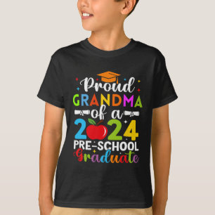 Camiseta Abuela De 2024 Graduación Preescolar