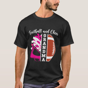 Camiseta Abuela de animadora y fútbol y fútbol
