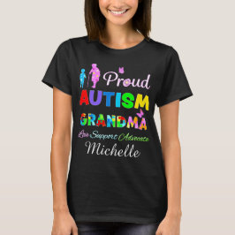 Camiseta Abuela de autismo orgullosa