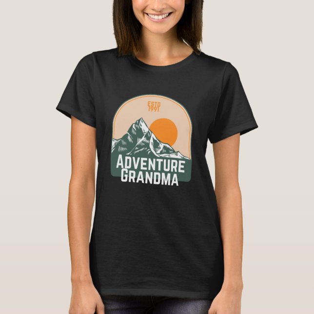 Camiseta Abuela de aventura (Anverso)