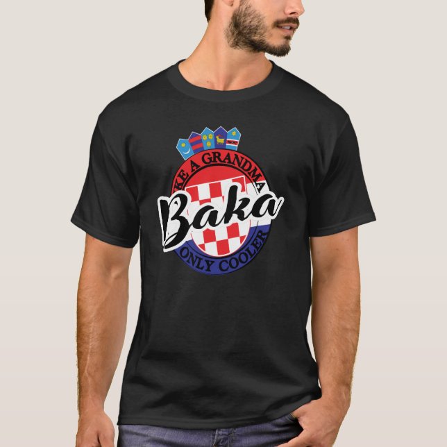 Camiseta Abuela de Baka en Croacia (Anverso)