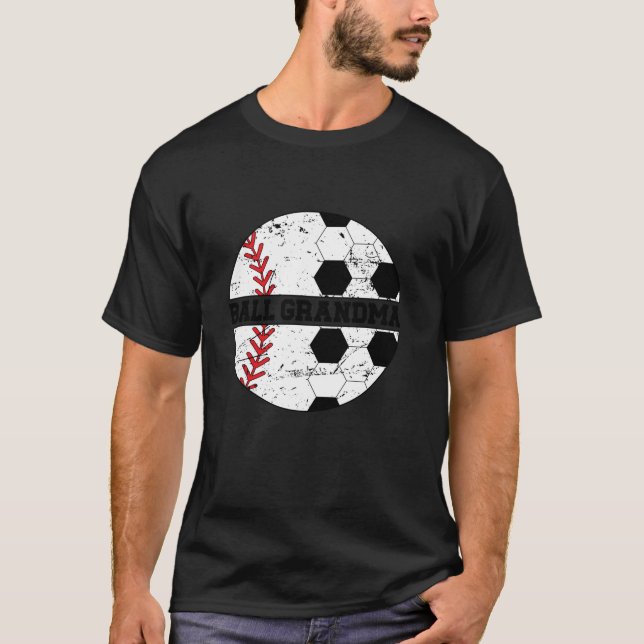 Camiseta Abuela de Ball Grandma Baseball (Anverso)