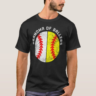 Camiseta Abuela De Ballers Abuela De Béisbol