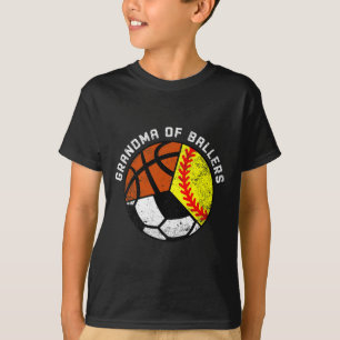 Camiseta Abuela De Ballers Fun Softball Baloncesto Balonces