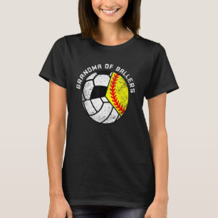 Camiseta Abuela De Ballers Softball Volleyball Fútbol Gr