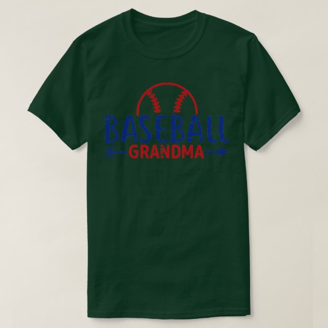 Camiseta Abuela de béisbol (Diseño del anverso)