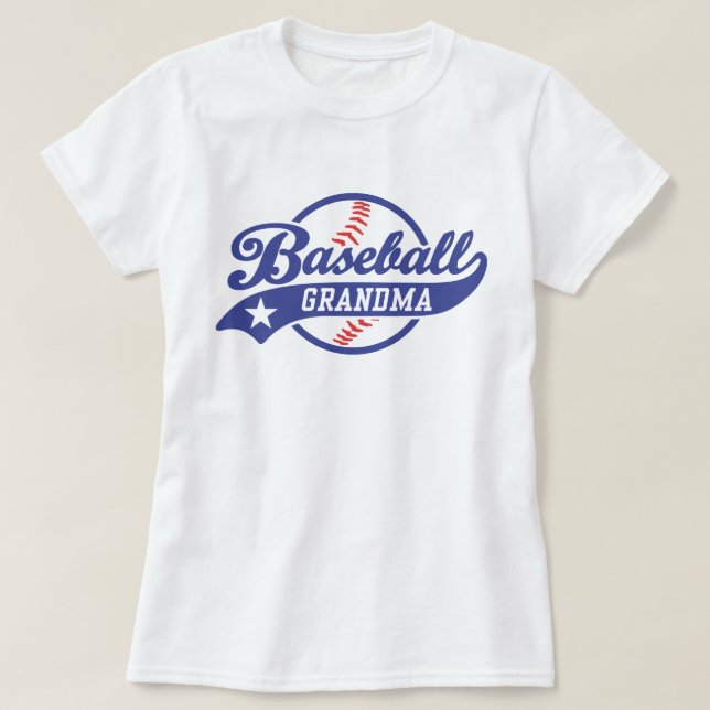 Camiseta Abuela de béisbol (Diseño del anverso)