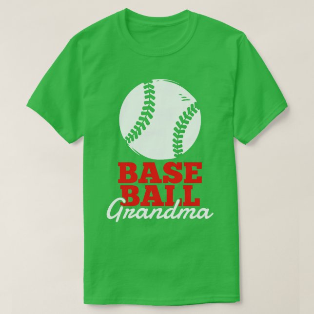 Camiseta Abuela de béisbol (Diseño del anverso)