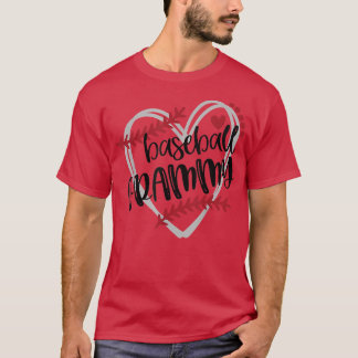 Camiseta Abuela de béisbol Grammy BASMA Amor al corazón del