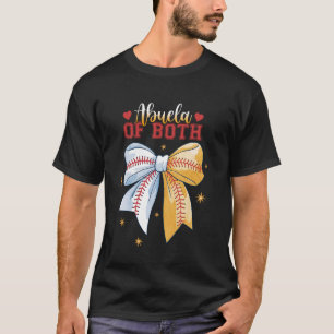 Camiseta Abuela de béisbol y sóftbol Coquette lazo Polilla