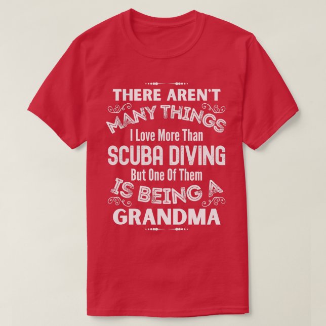 Camiseta Abuela de buceo 1 (Diseño del anverso)
