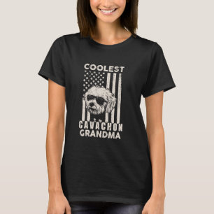 Camiseta Abuela de Cavachon, vieja estrella melliza diversi
