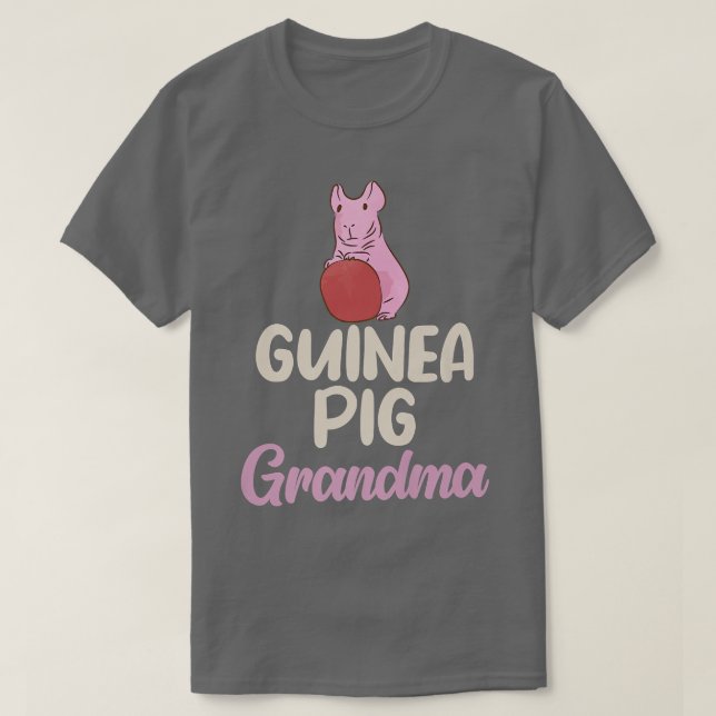 Camiseta Abuela de cerdo guineana (Diseño del anverso)