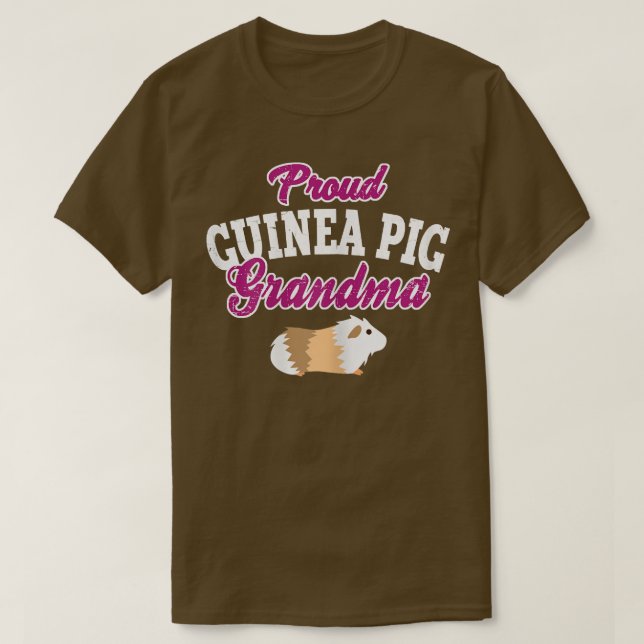 Camiseta Abuela de cerdo guineana  (Diseño del anverso)