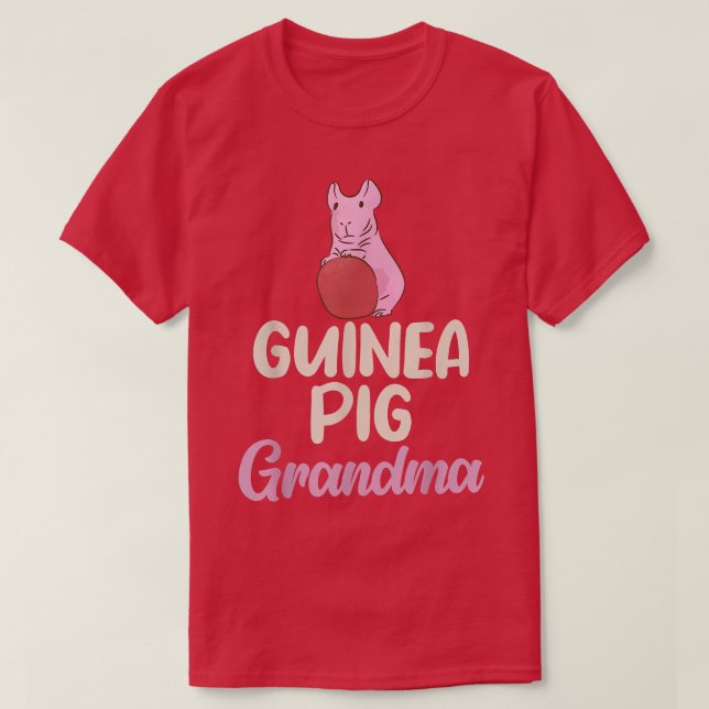 Camiseta Abuela de cerdo guineana (Diseño del anverso)
