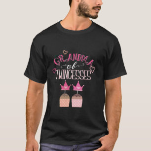 Camiseta Abuela de Chicas gemelos Twinceses Abuela Nana