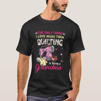Camiseta Abuela de Colchas de Costura de Patchwork Para Qui
