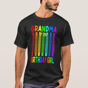 Camiseta Abuela de cumpleaños del Chica de cumpleaños en Po
