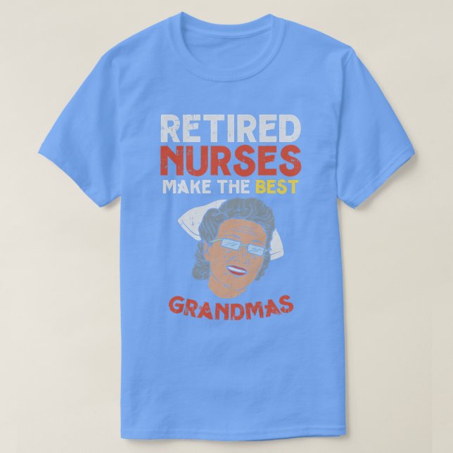 Camiseta Abuela de enfermera jubilada  (Diseño del anverso)