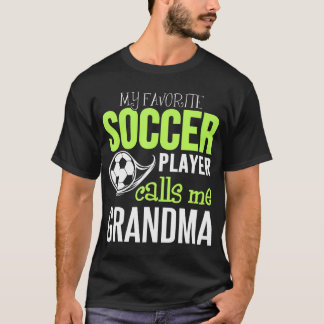 Camiseta Abuela de fútbol me llama mi jugador favorito