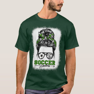 Camiseta Abuela de fútbol Mesy Bun Bleached Soccer Mothers