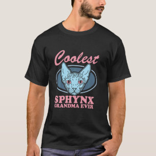 Camiseta Abuela de gato Sphynx dueña de gato sin pelo Sphyn