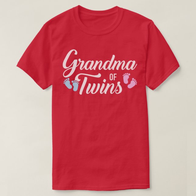Camiseta Abuela de gemelos (Diseño del anverso)