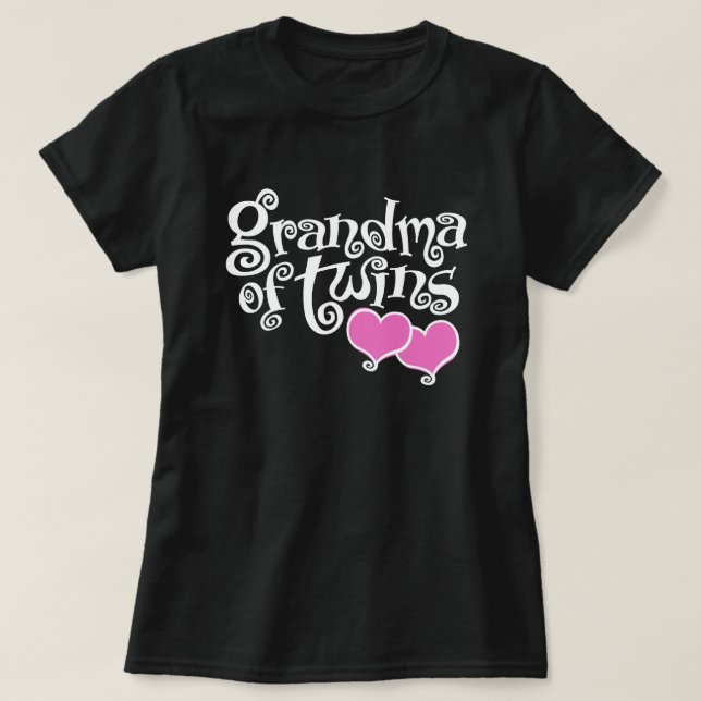 Camiseta Abuela de gemelos (Diseño del anverso)