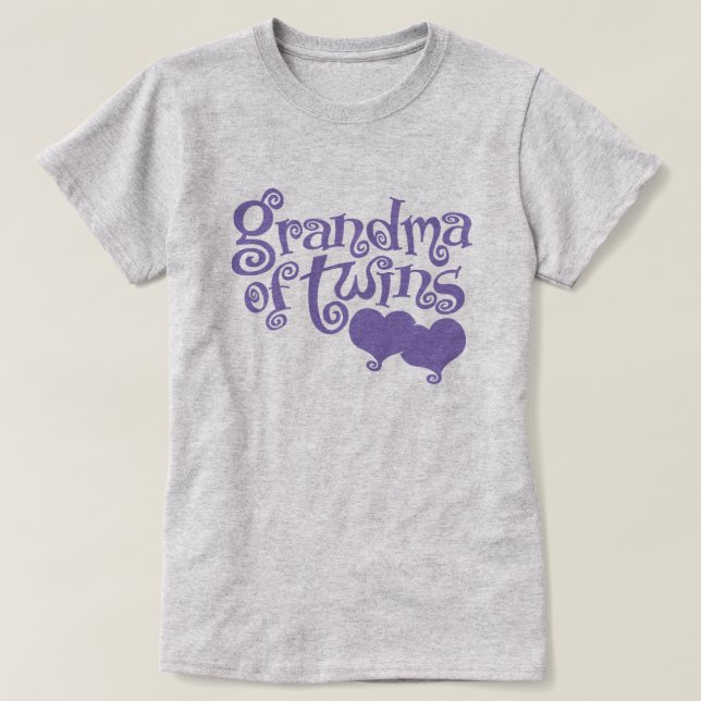 Camiseta Abuela De Gemelos (Diseño del anverso)