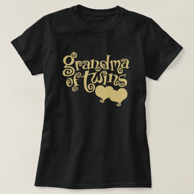 Camiseta Abuela De Gemelos (Diseño del anverso)