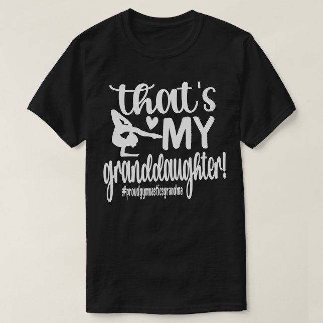 Camiseta Abuela De Gimnasia De Una Abuela De Gimnasia Gimna (Diseño del anverso)