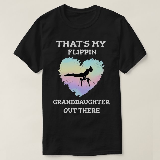 Camiseta Abuela de gimnasia que es mi nieta amiga (Diseño del anverso)